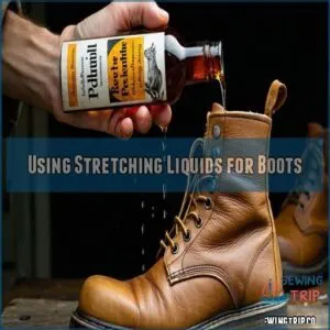 Using Stretching Liquids for Boots