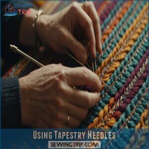 Using Tapestry Needles Using Tapestry Needles