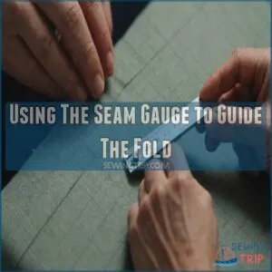 Using The Seam Gauge to Guide The Fold