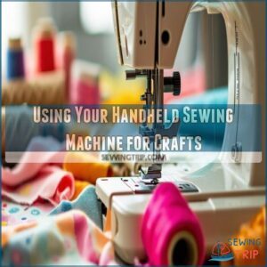 Using Your Handheld Sewing Machine for Crafts