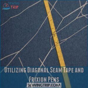 Utilizing Diagonal Seam Tape and Frixion Pens Utilizing Diagonal Seam Tape and Frixion Pens
