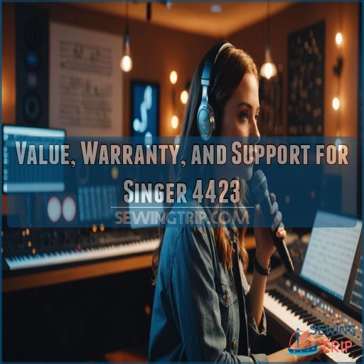 Value, Warranty, and Support for Singer 4423