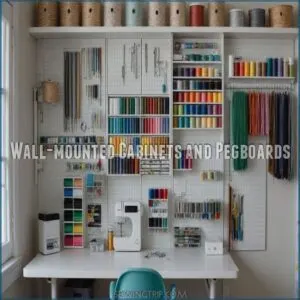 Wall-mounted Cabinets and Pegboards