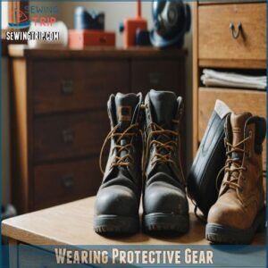 Wearing Protective Gear Wearing Protective Gear