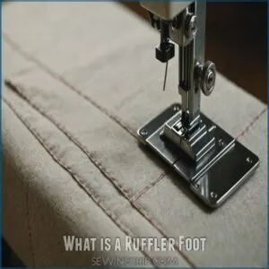 What is a Ruffler Foot