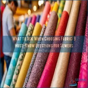 what to ask when choosing fabric for a sewing project