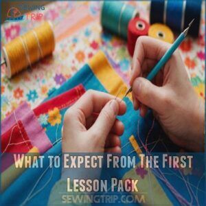What to Expect From The First Lesson Pack What to Expect From The First Lesson Pack