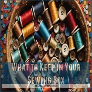 What to Keep in Your Sewing Box