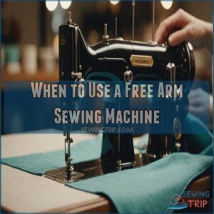 When to Use a Free Arm Sewing Machine When to Use a Free Arm Sewing Machine