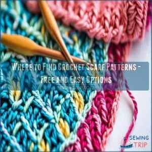 where to find crochet scarf patterns