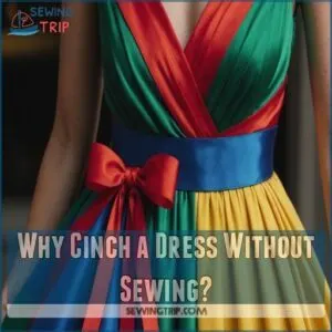 Why Cinch a Dress Without Sewing