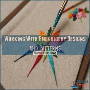 Working With Embroidery Designs and Patterns Working With Embroidery Designs and Patterns