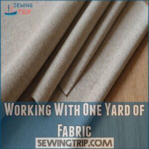 Working With One Yard of Fabric