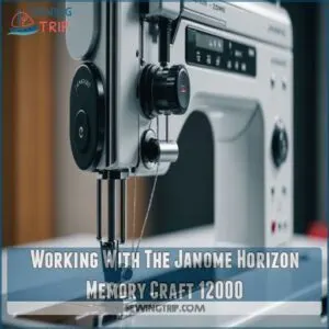 Working With The Janome Horizon Memory Craft 12000