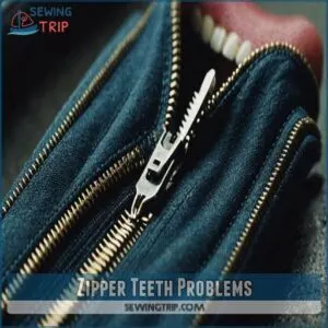 Zipper Teeth Problems