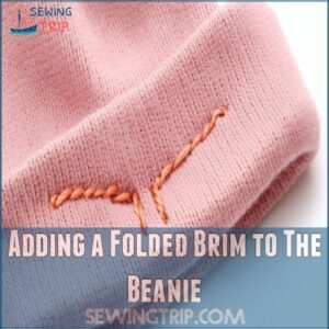 Adding a Folded Brim to The Beanie