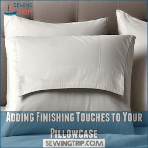 Adding Finishing Touches to Your Pillowcase