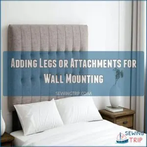 Adding Legs or Attachments for Wall Mounting