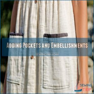 Adding Pockets and Embellishments