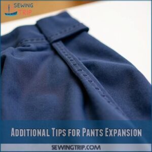 Additional Tips for Pants Expansion