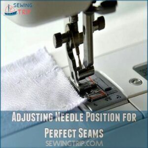 Adjusting Needle Position for Perfect Seams Adjusting Needle Position for Perfect Seams