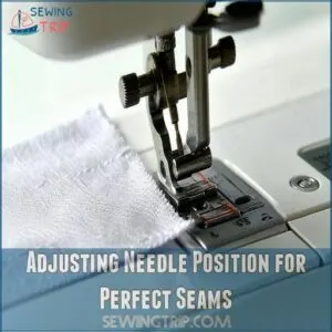 Adjusting Needle Position for Perfect Seams