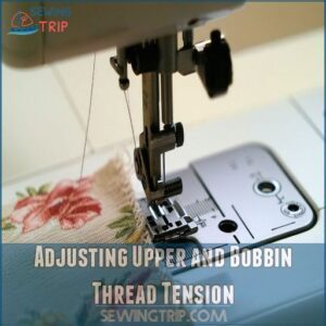 Adjusting Upper and Bobbin Thread Tension