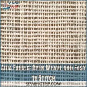 Aida Fabric: Open Weave and Easy to Stitch