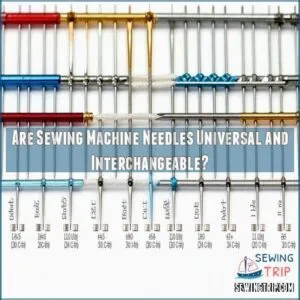 Are Sewing Machine Needles Universal and Interchangeable