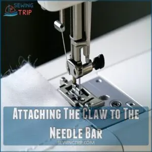 Attaching The Claw to The Needle Bar