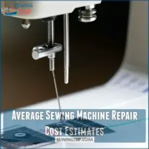 Average Sewing Machine Repair Cost Estimates