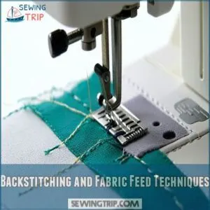 Backstitching and Fabric Feed Techniques