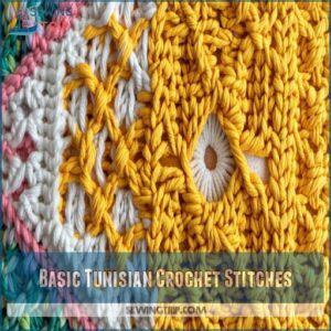 Basic Tunisian Crochet Stitches