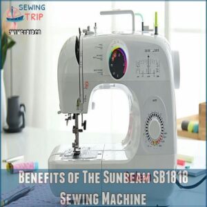 Benefits of The Sunbeam SB1818 Sewing Machine