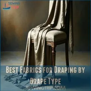 Best Fabrics for Draping by Drape Type