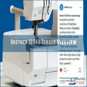 Brother 1034D Serger Overview