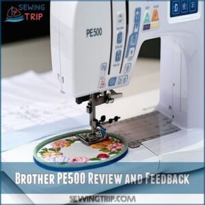 Brother PE500 Review and Feedback