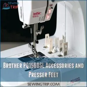 Brother PQ1500SL Accessories and Presser Feet