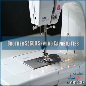 Brother SE600 Sewing Capabilities