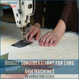 Budget Considerations for Long Arm Machines