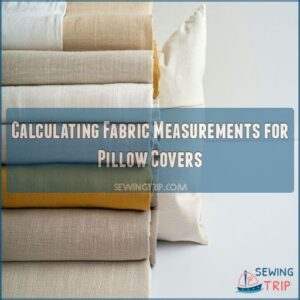 Calculating Fabric Measurements for Pillow Covers