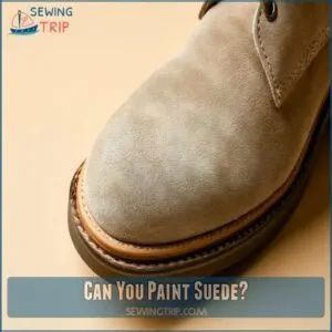 Can You Paint Suede