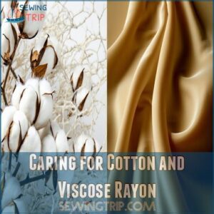 Caring for Cotton and Viscose Rayon