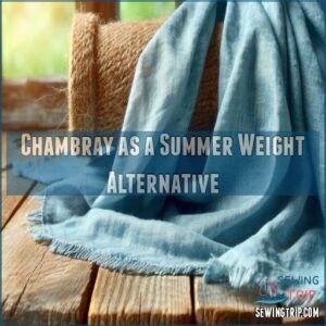 Chambray as a Summer Weight Alternative Chambray as a Summer Weight Alternative