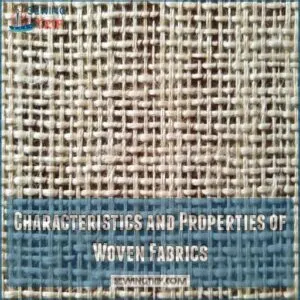 Characteristics and Properties of Woven Fabrics