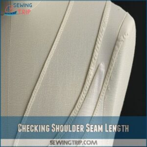 Checking Shoulder Seam Length