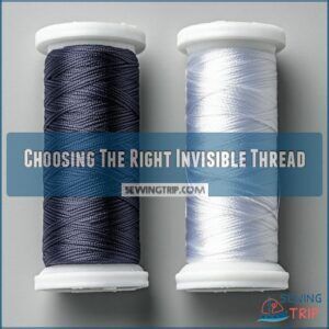 Choosing The Right Invisible Thread Choosing The Right Invisible Thread