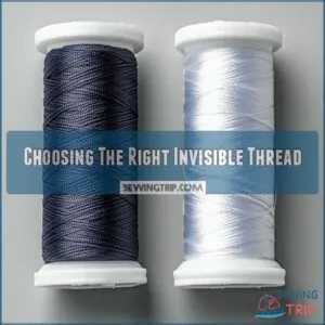 Choosing The Right Invisible Thread