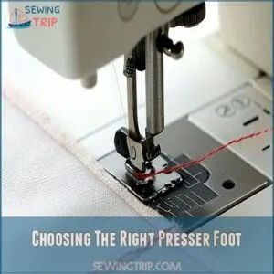 Choosing The Right Presser Foot