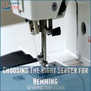 Choosing The Right Serger for Hemming